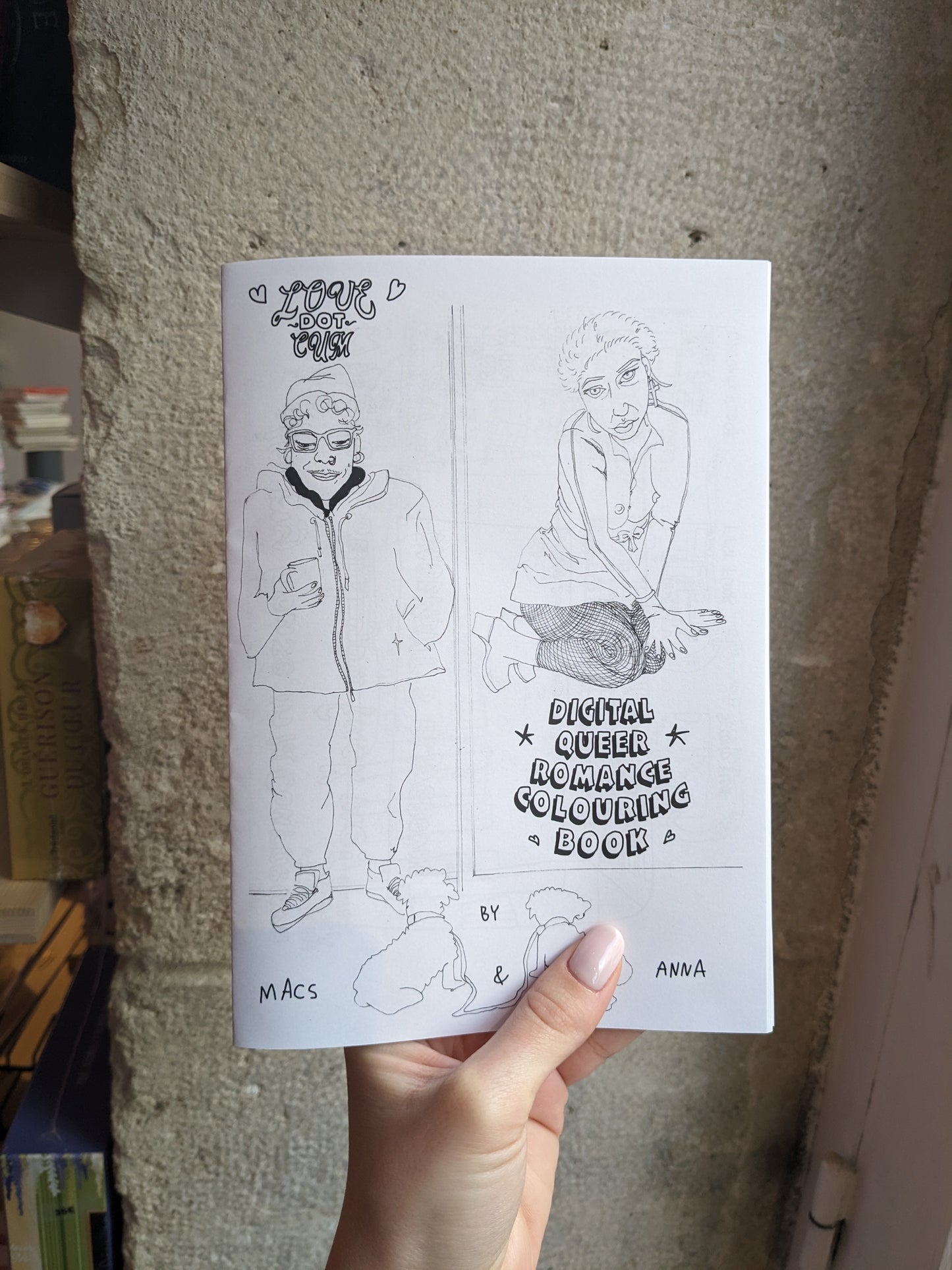 Digital Queer Romance Colouring Book (A5)