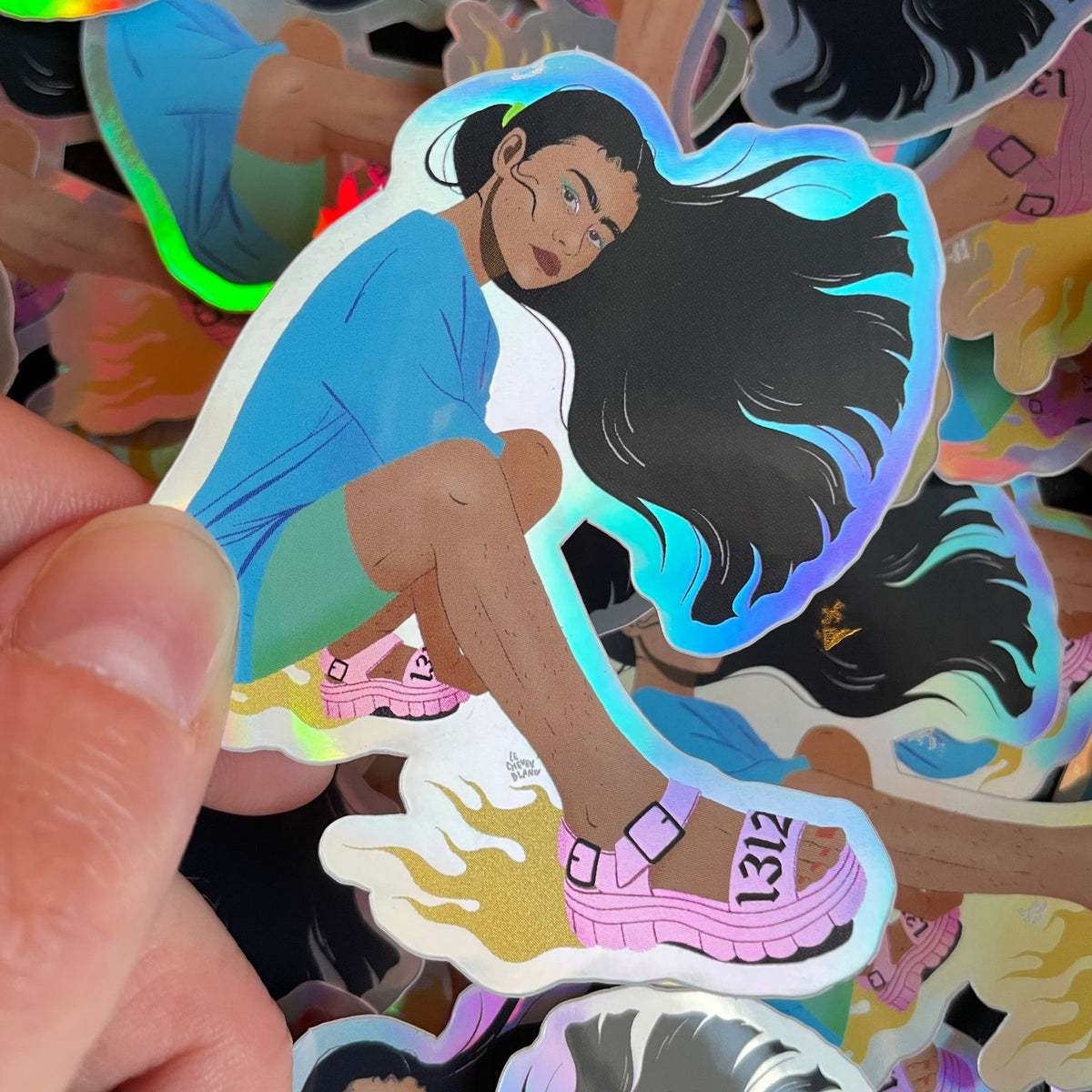 Le Cheveu Blanc · Stickers