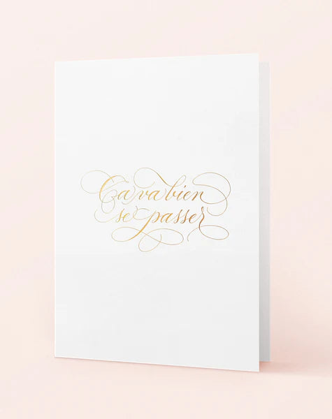 Letterpress · Carte double 11x15