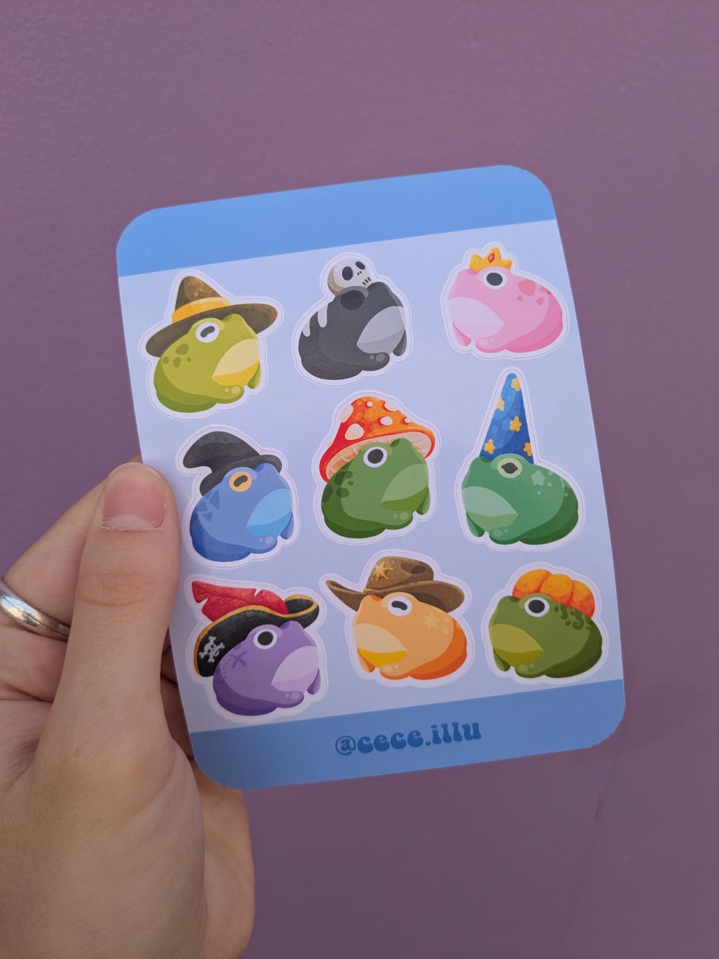 Cece illu · Planche de stickers