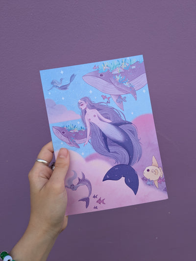 Carte - Sirène Baleine