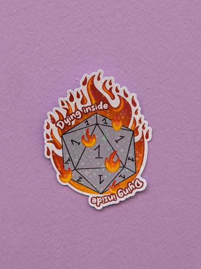 Sticker Dying inside