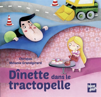 Dînette dans le tractopelle