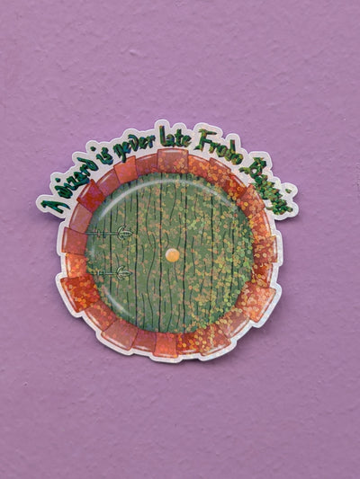 Sticker A wizard is never late