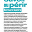 Savoir ou périr