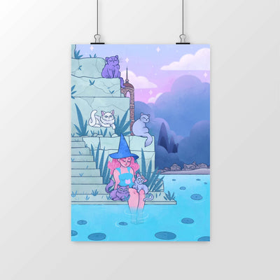 Print A4 - La cité des chats