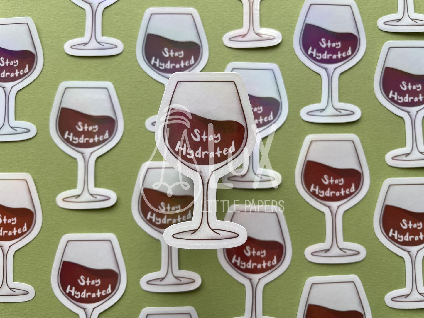 Lux Little Papers · Sticker Random Thoughts