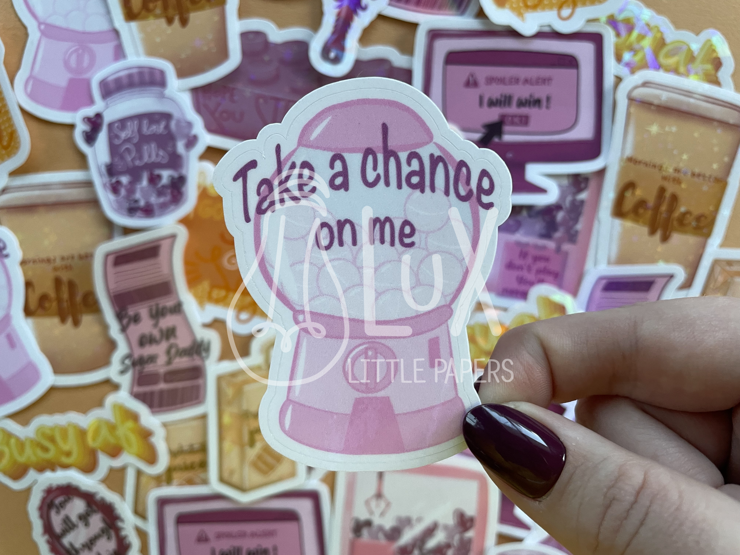Lux Little Papers · Sticker Random Thoughts