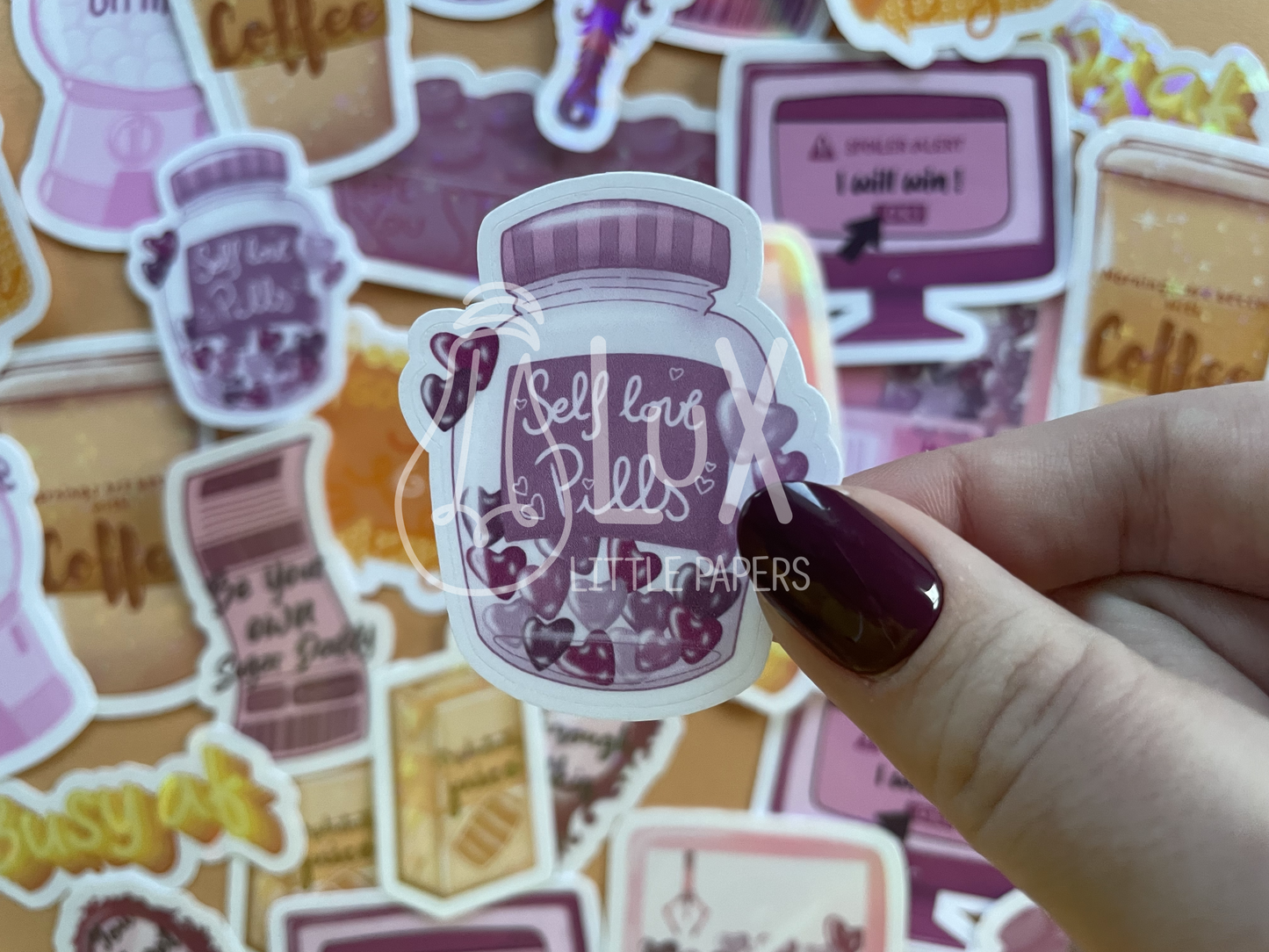 Lux Little Papers · Sticker Random Thoughts
