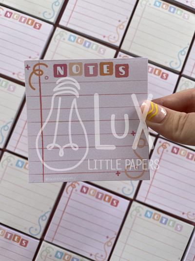 Lux Little Papers · Bloc-Notes