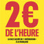 2 euros de l'heure