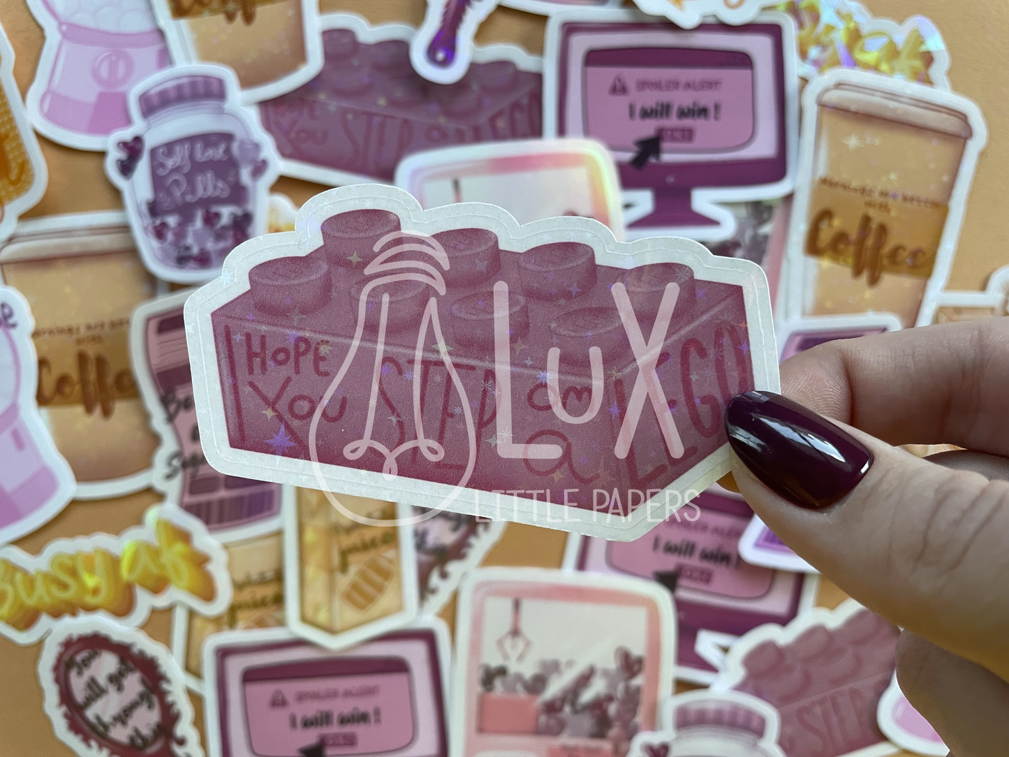 Lux Little Papers · Sticker Random Thoughts