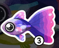 Cece illu · Stickers Guppy Pride