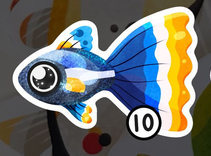 Cece illu · Stickers Guppy Pride