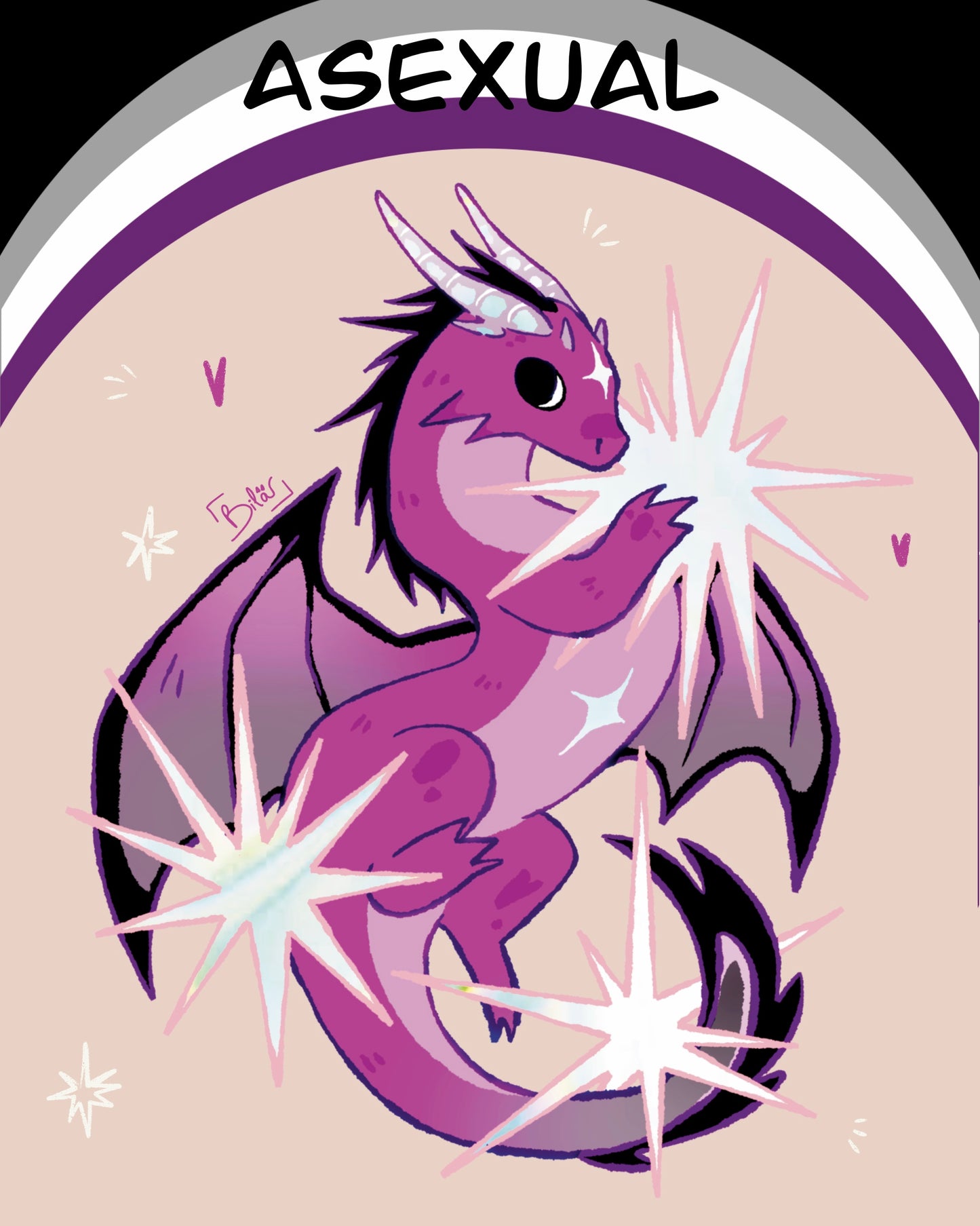 Bila · Dragons Queer Stickers