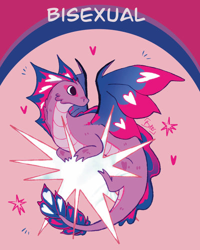 Bila · Dragons Queer Stickers