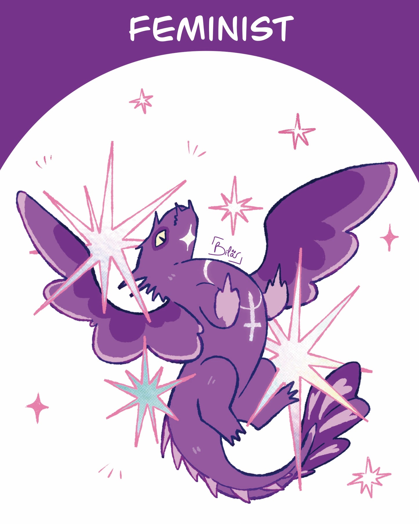 Bila · Dragons Queer Stickers