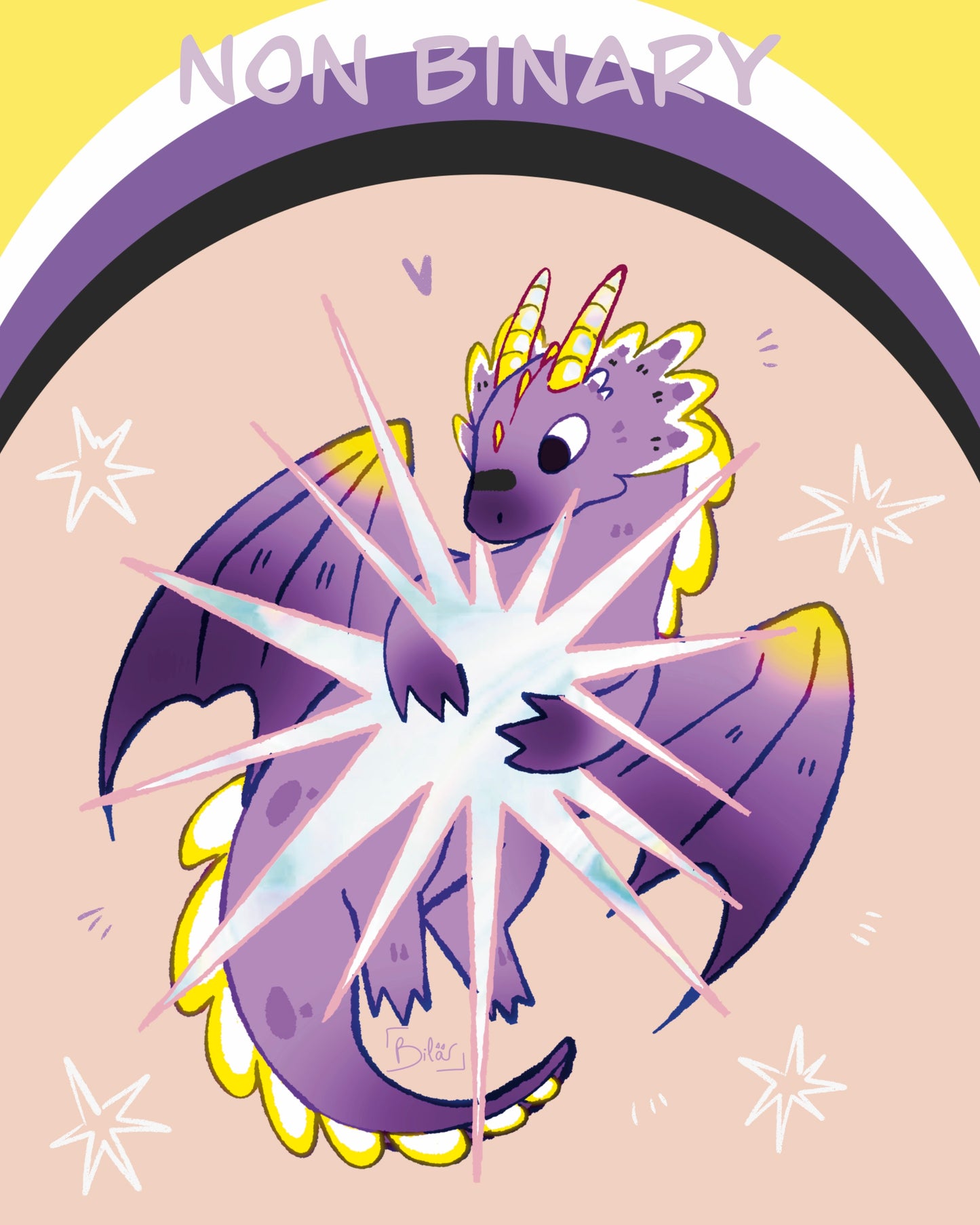 Bila · Dragons Queer Stickers