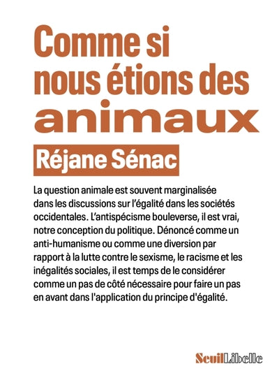 Comme si nous étions des animaux