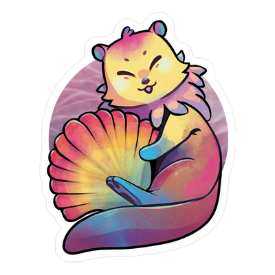 Shui de l'eau · Stickers Loutres Pride