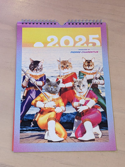 CALENDRIER 2025 CHATS SUPER-HEROS