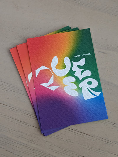 Carte A6 Queer and Proud