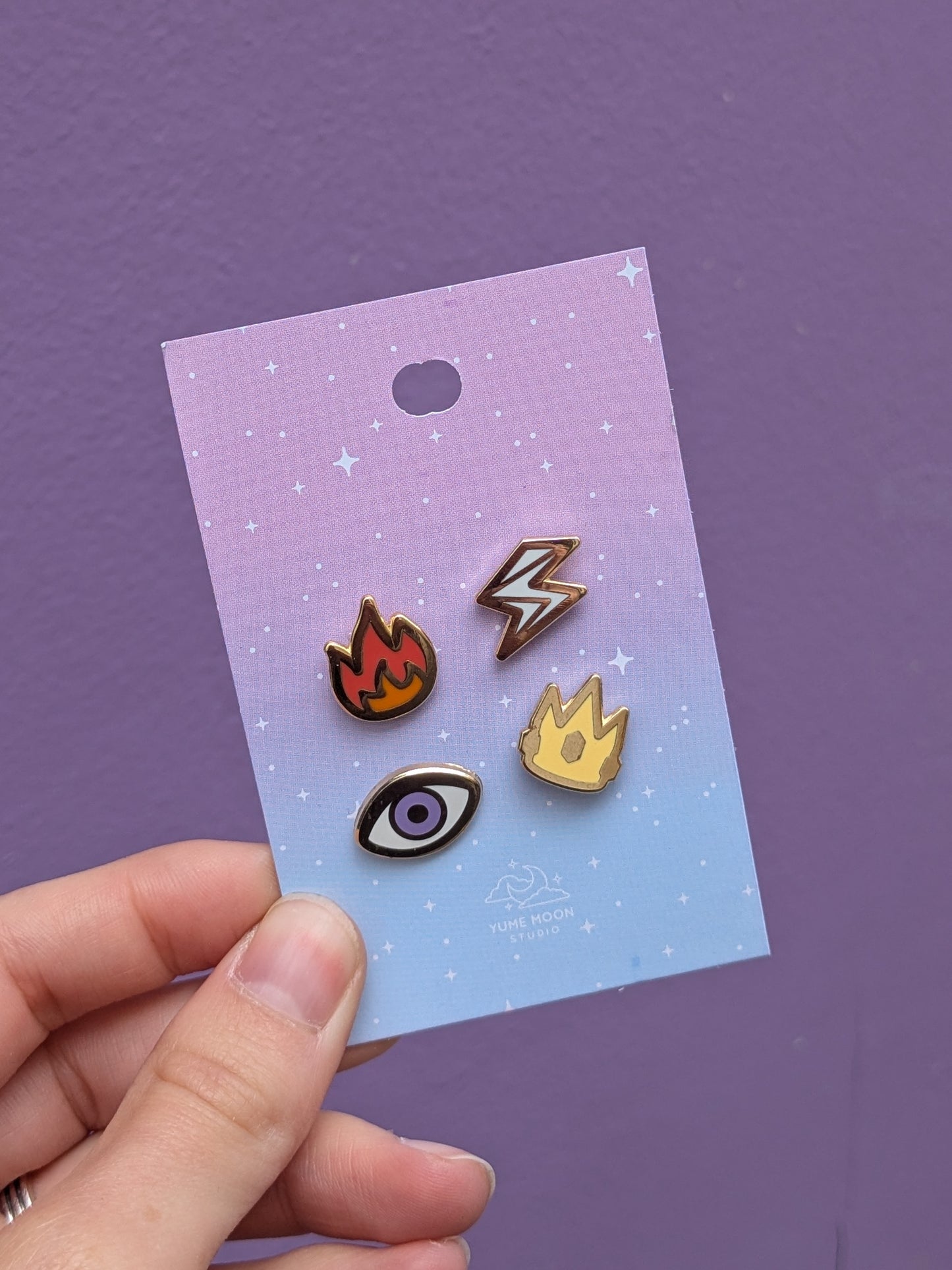 Yume Moon · Set de mini pin's
