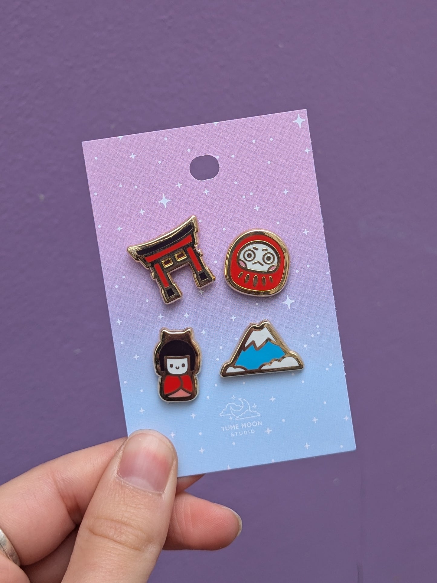 Yume Moon · Set de mini pin's