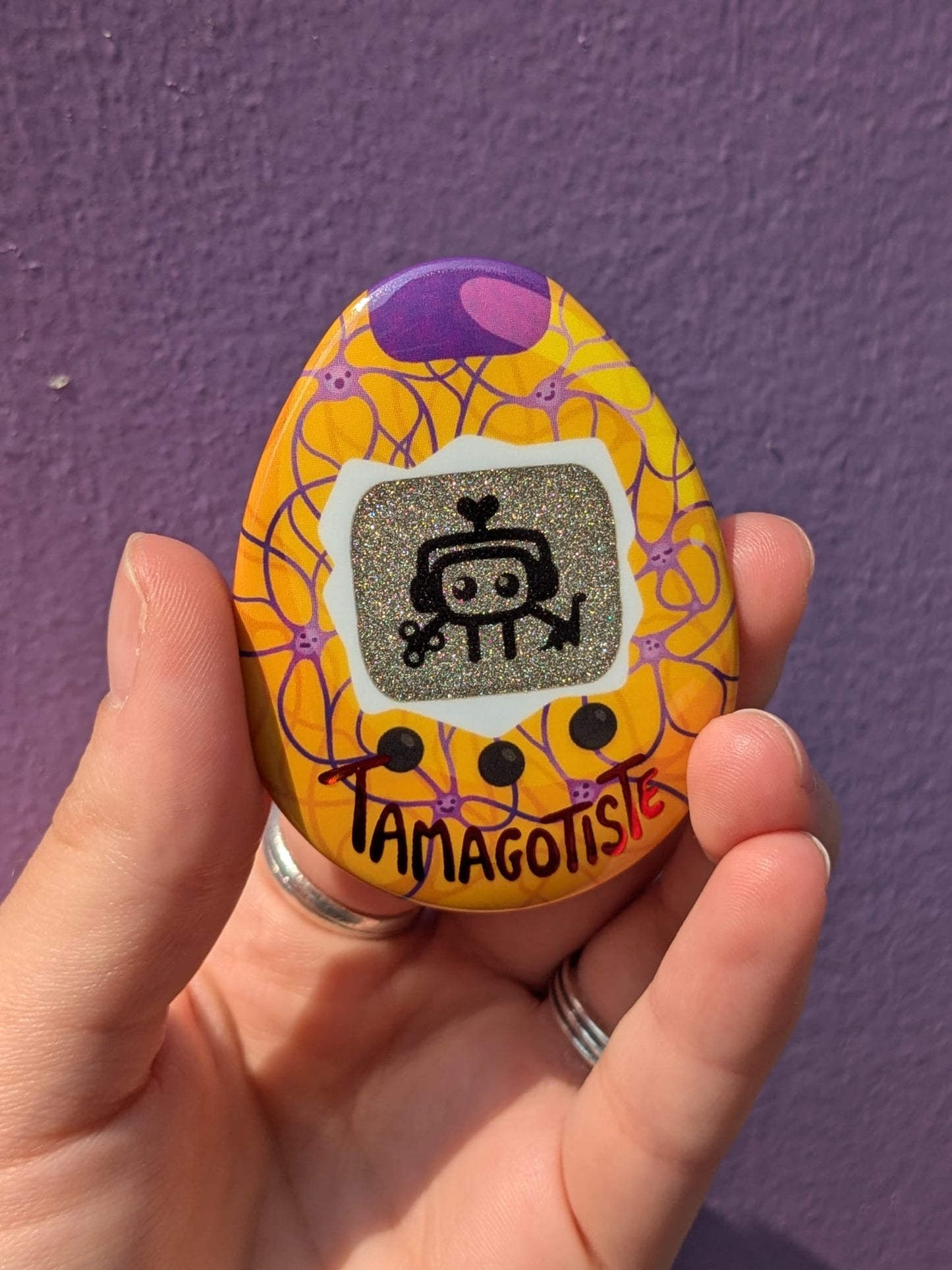 Cece illu · Badge Tamagotchi