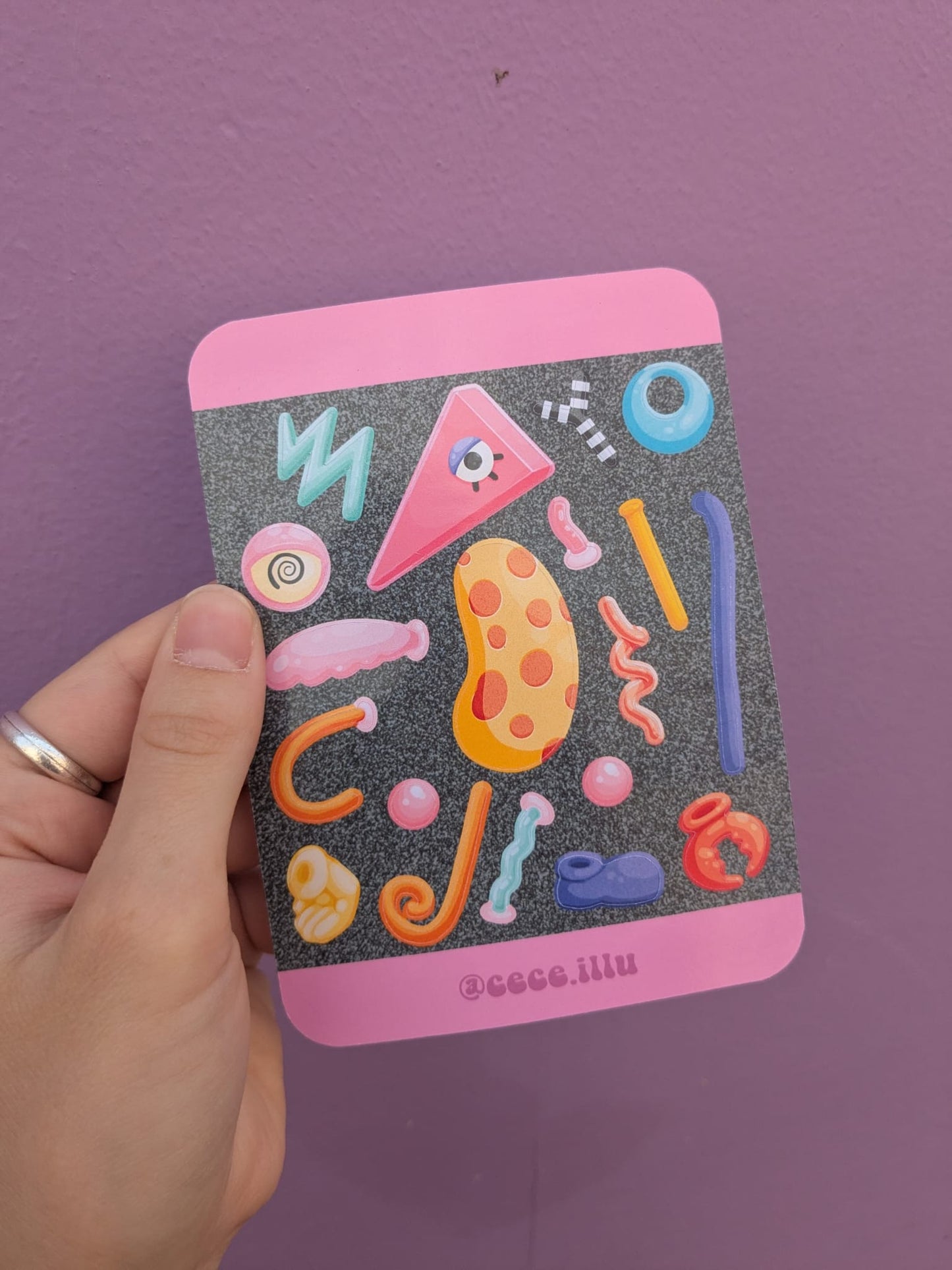 Cece illu · Planche de stickers