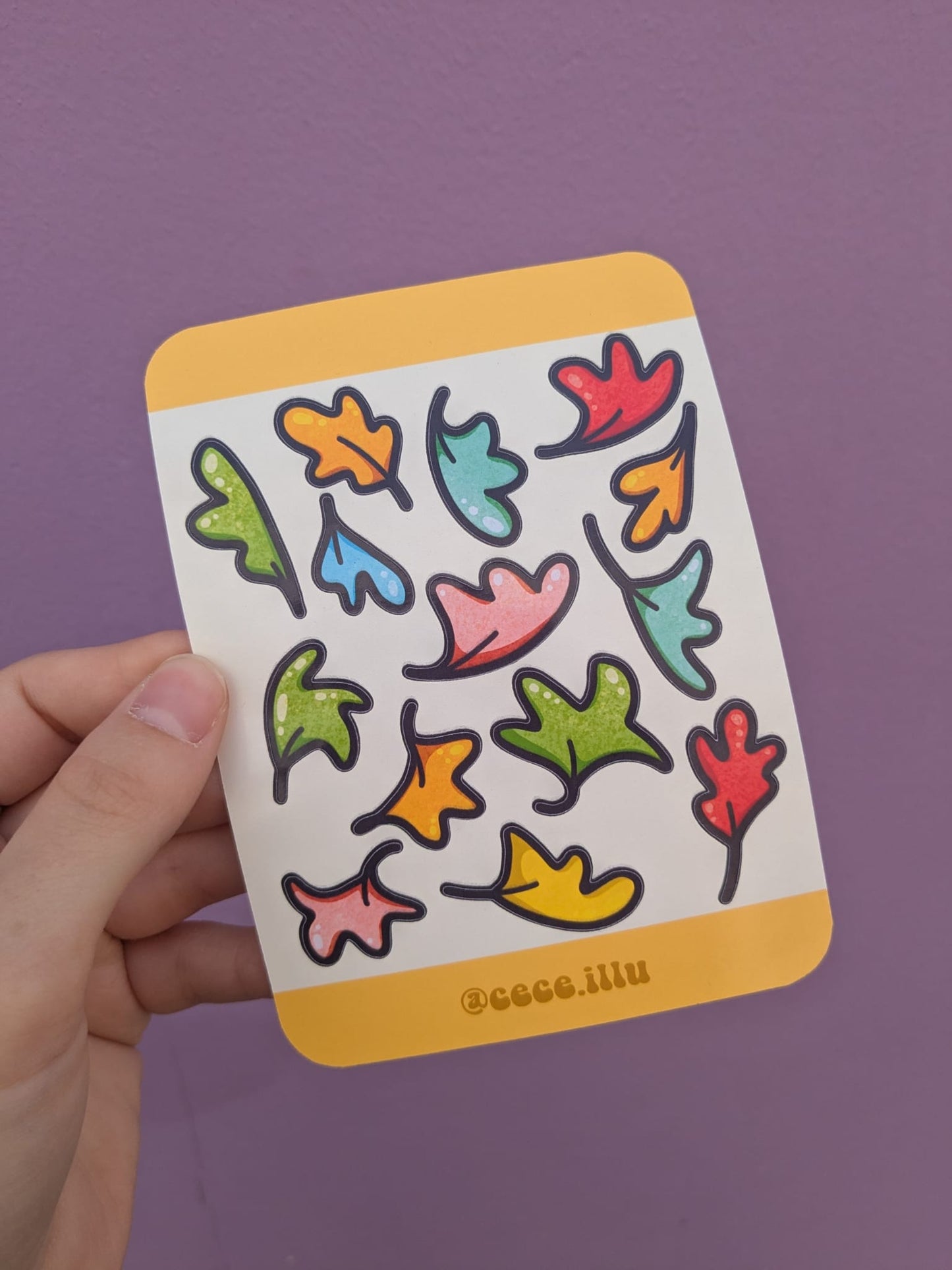 Cece illu · Planche de stickers