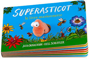 Superasticot, le livre marionnette