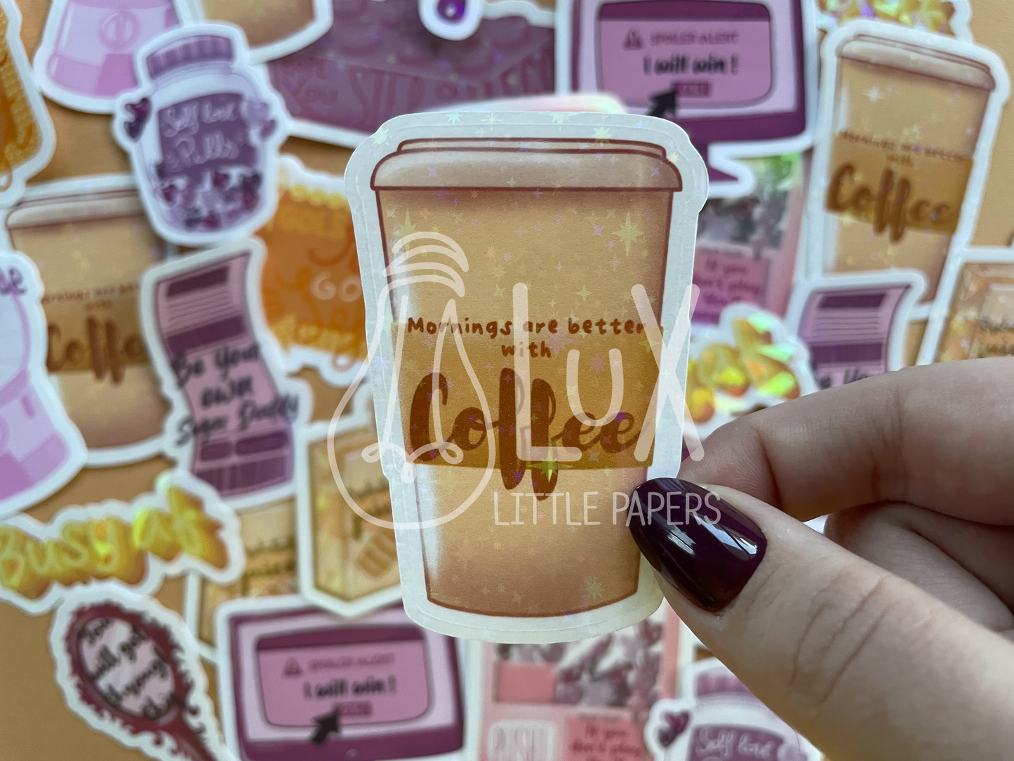 Lux Little Papers · Sticker Café