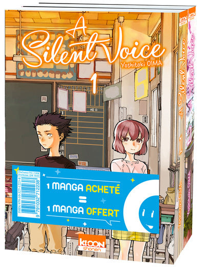 Pack offre découverte A Silent Voice T01 & T02