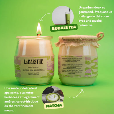 Bougie - Bubble Tea au Matcha