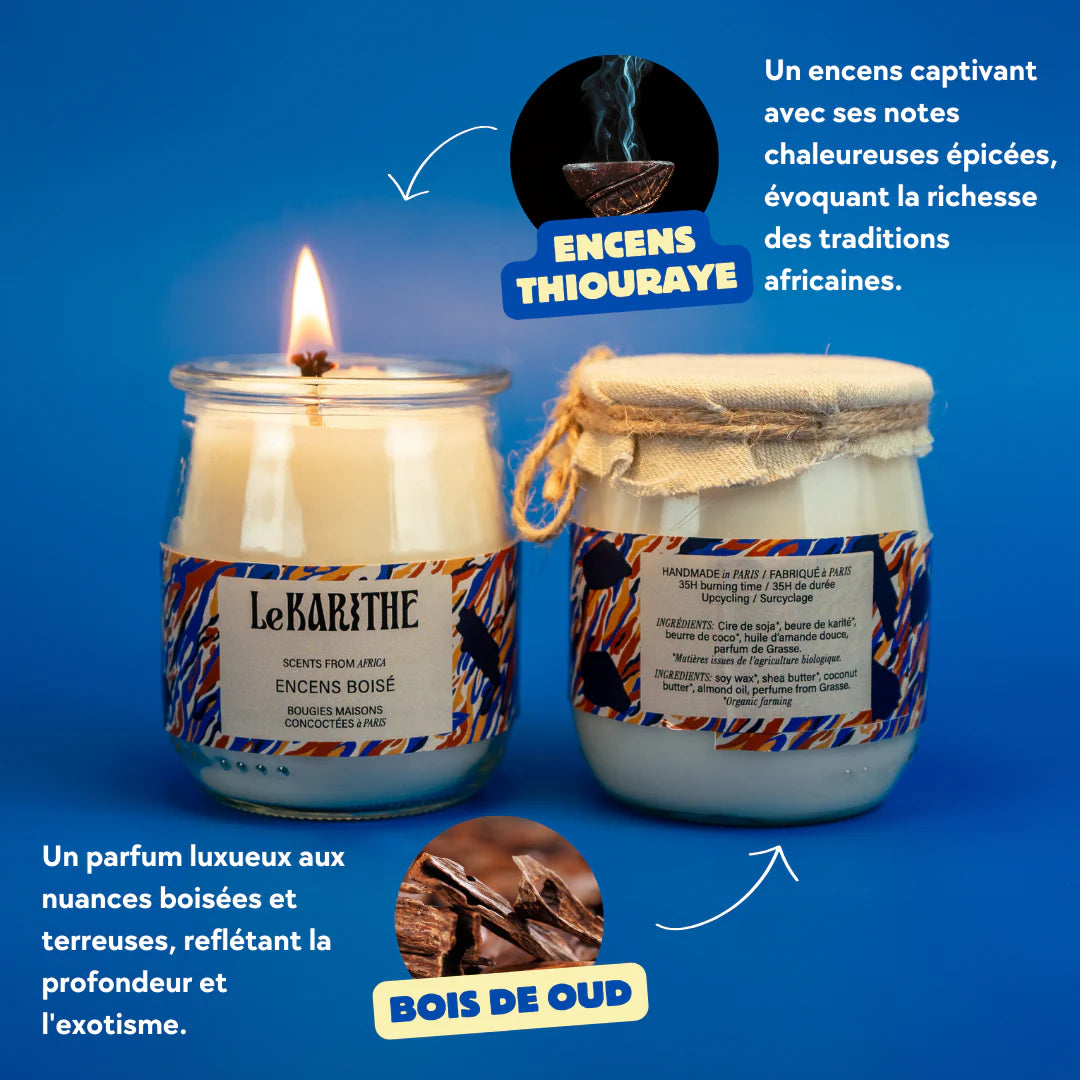 Bougie - Encens Boisé