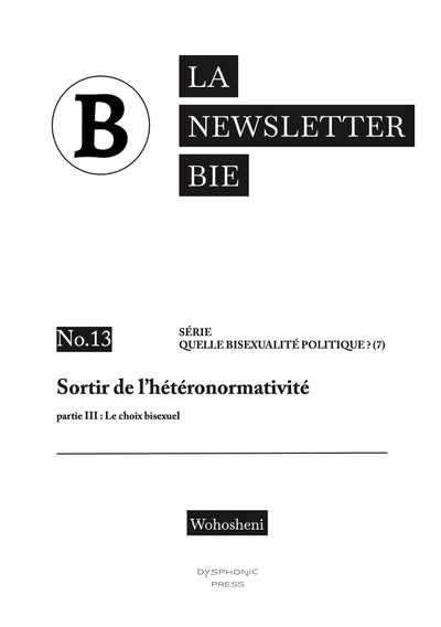 La newsletter bie No.13