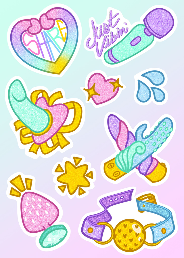 Planche de stickers
