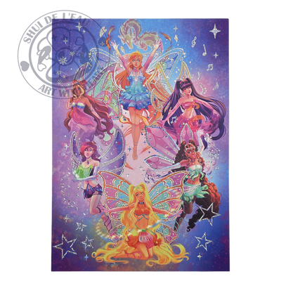 Shui de l'eau · Print A5 (Glitter)