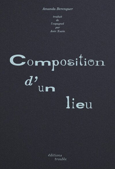 COMPOSITION D'UN LIEU