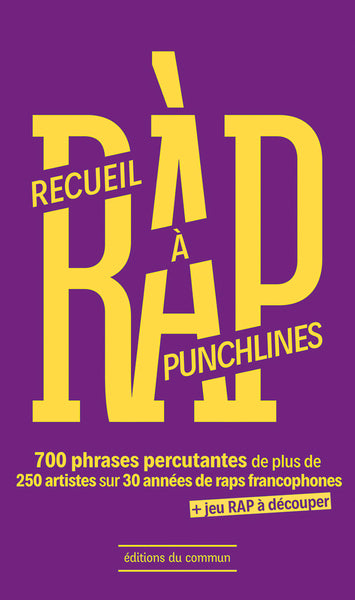 Recueil à punchlines (NED 2025)