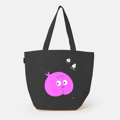 Sac cabas en tissu Poisson-Fesse