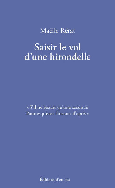 Saisir le vol d'une hirondelle