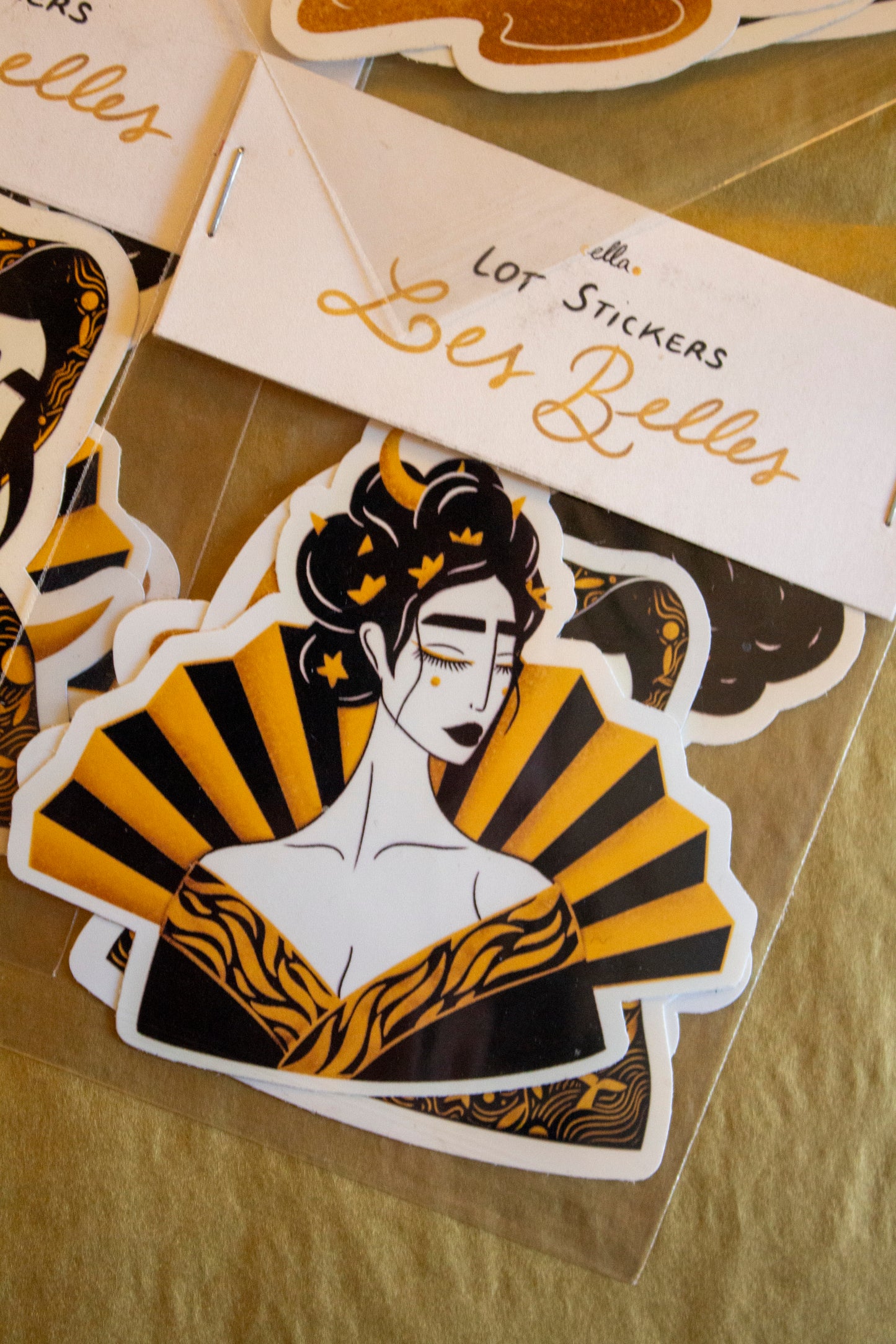 Lot de 3 stickers "Les Belles"